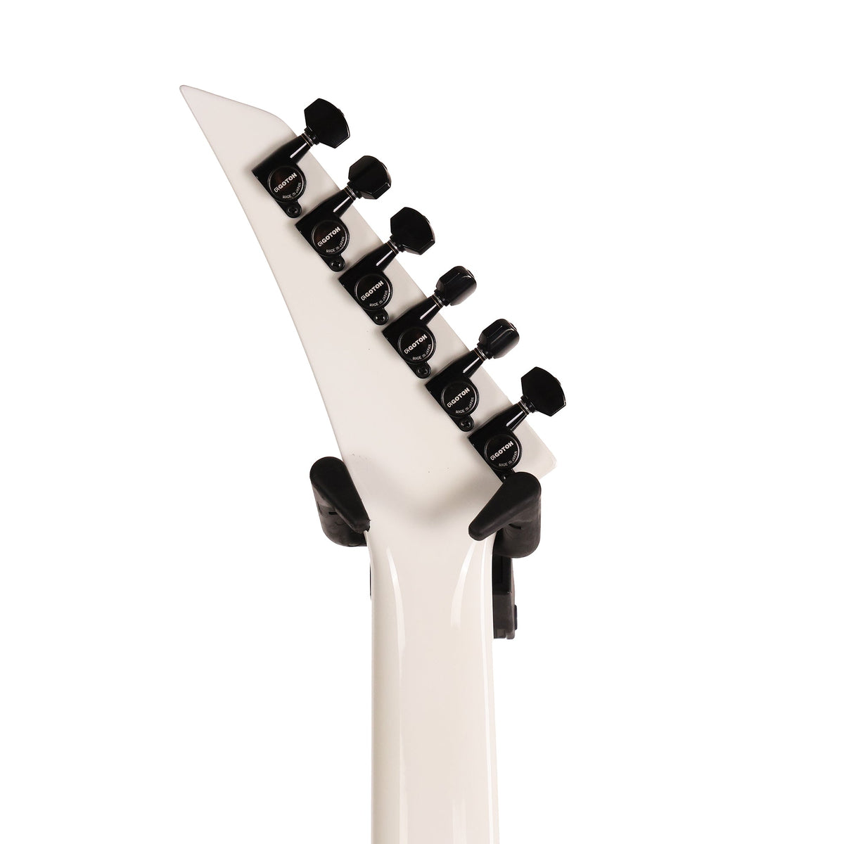Jackson Custom Shop Warrior Snow White with Black Bevels — 11