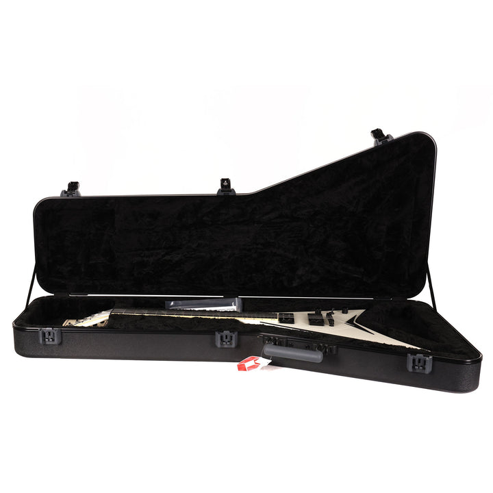 Jackson Custom Shop RR24 Rhoads Snow White with Black Bevels