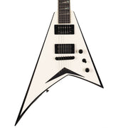 Jackson Custom Shop RR24 Rhoads Snow White with Black Bevels