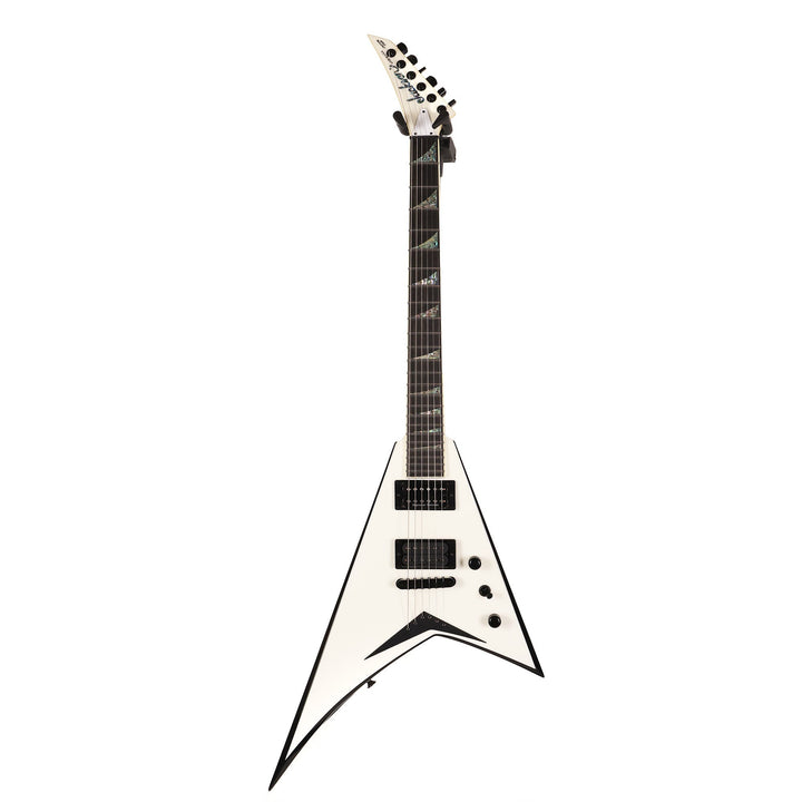 Jackson Custom Shop RR24 Rhoads Snow White with Black Bevels