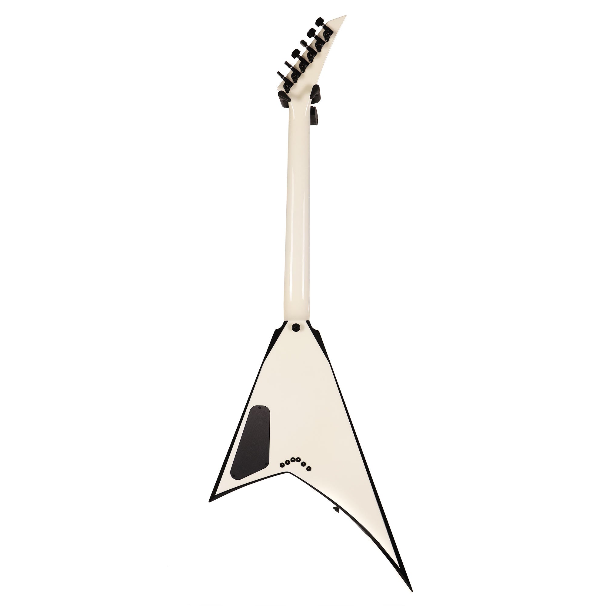 Jackson Custom Shop RR24 Rhoads Snow White with Black Bevels | The