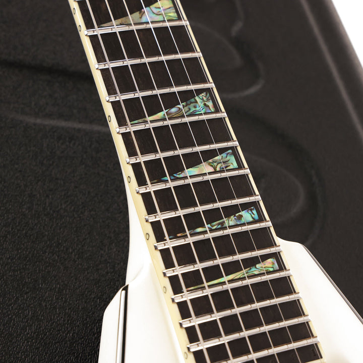 Jackson Custom Shop RR24 Rhoads Snow White with Black Bevels
