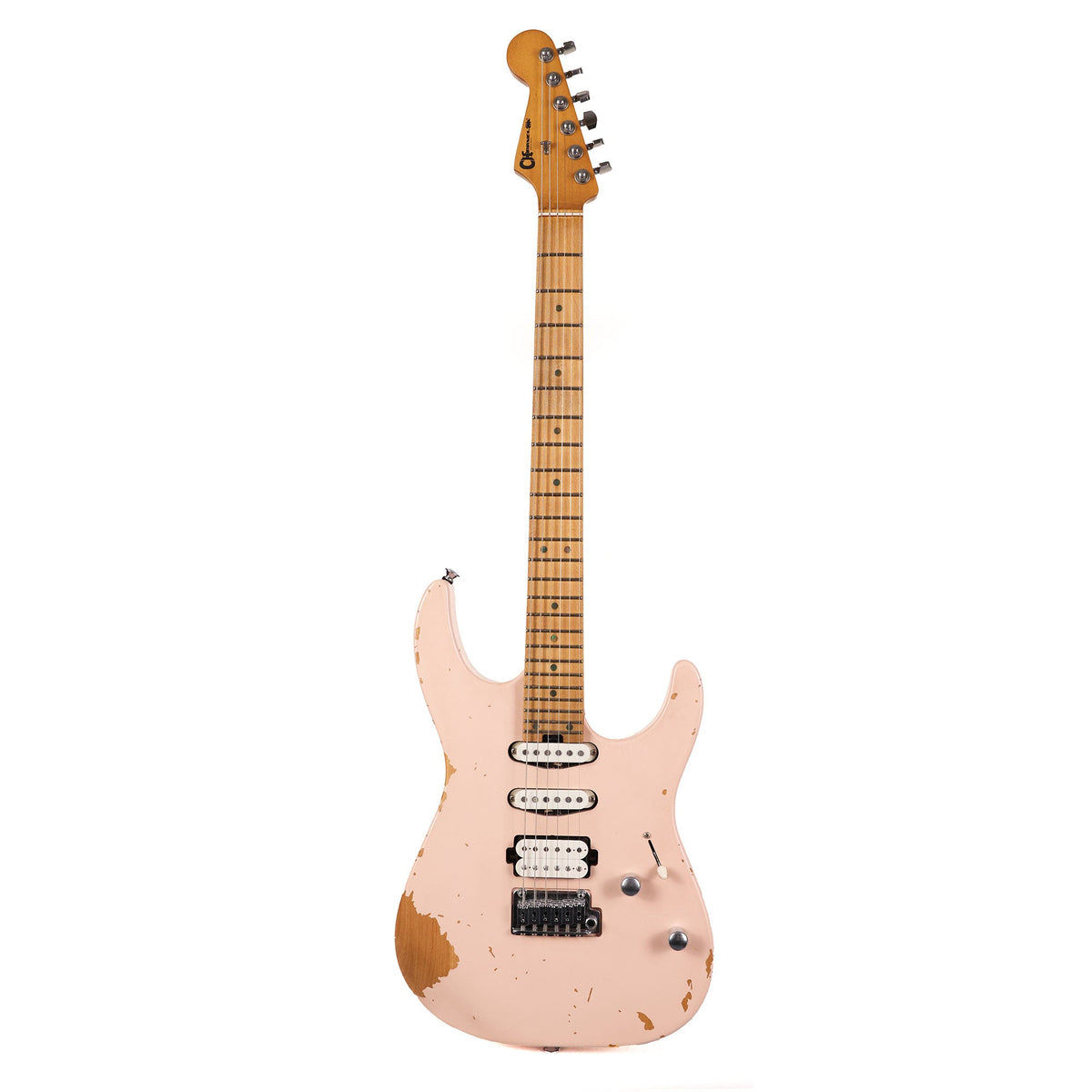 Charvel Rick Graham Signature Pro-Mod DK24 2PT MPL Worn Shell Pink — 2