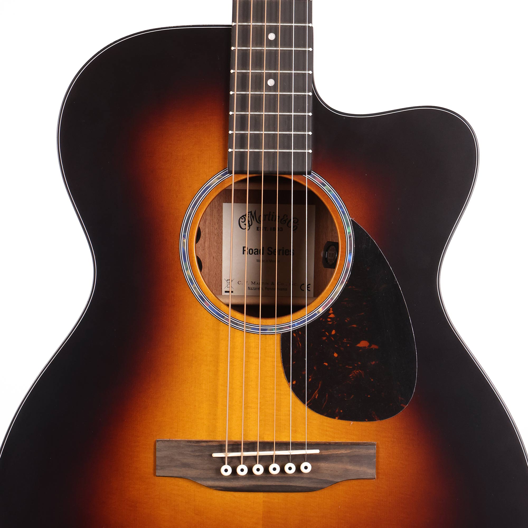 Martin Road Series OMC-10E Modern Acoustic-Electric 1935 Sunburst 