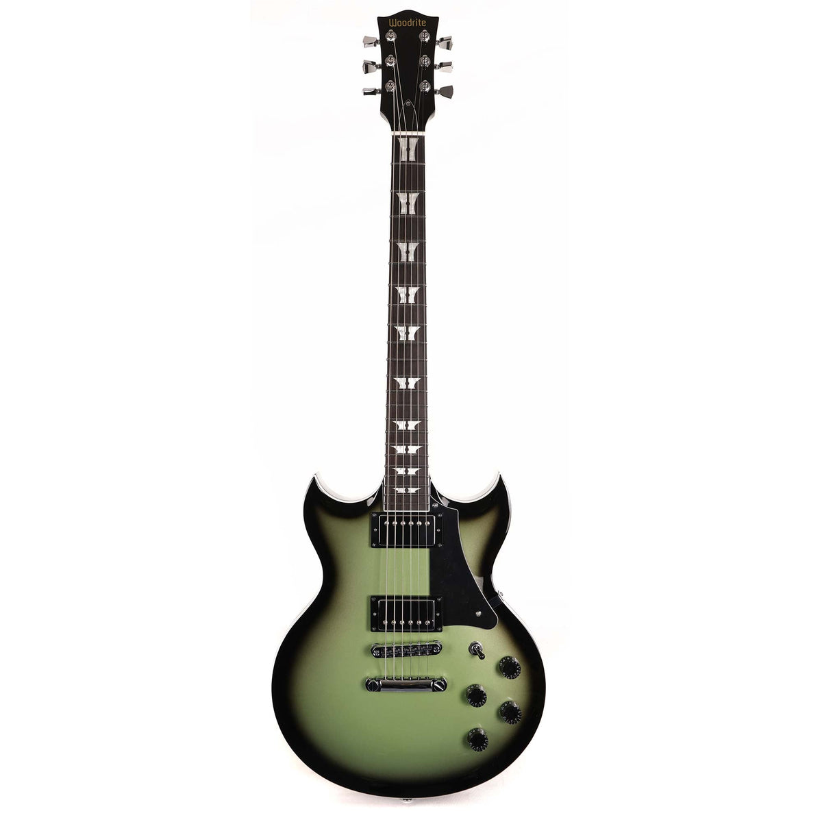 Woodrite Warlord Standard Guitar Aged Silverburst — 2