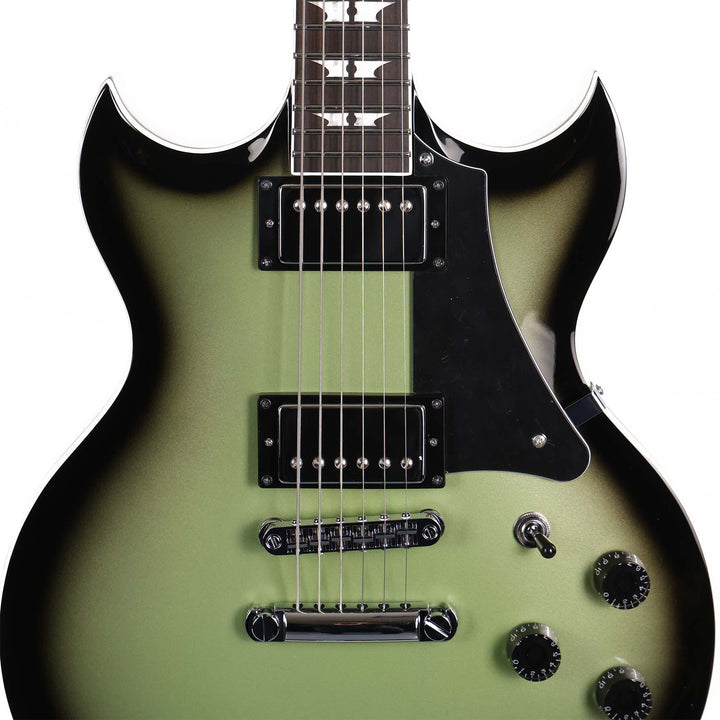 Woodrite Warlord Standard Guitar Aged Silverburst