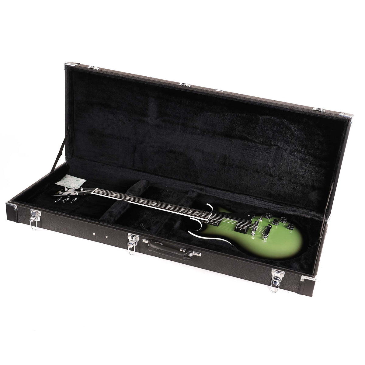 Woodrite Warlord Standard Guitar Aged Silverburst — 8