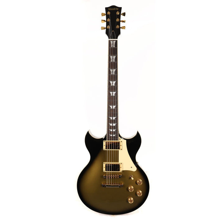 Woodrite Warlord Standard Guitar Teardrop Goldburst w/ Lace Brent Hinds HammerClaws