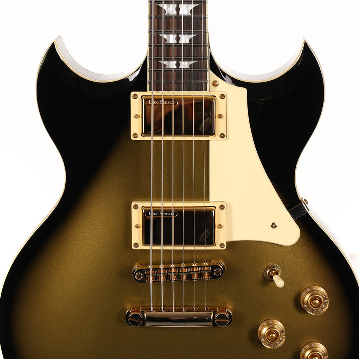Woodrite Warlord Standard Guitar Teardrop Goldburst w/ Lace Brent Hinds HammerClaws
