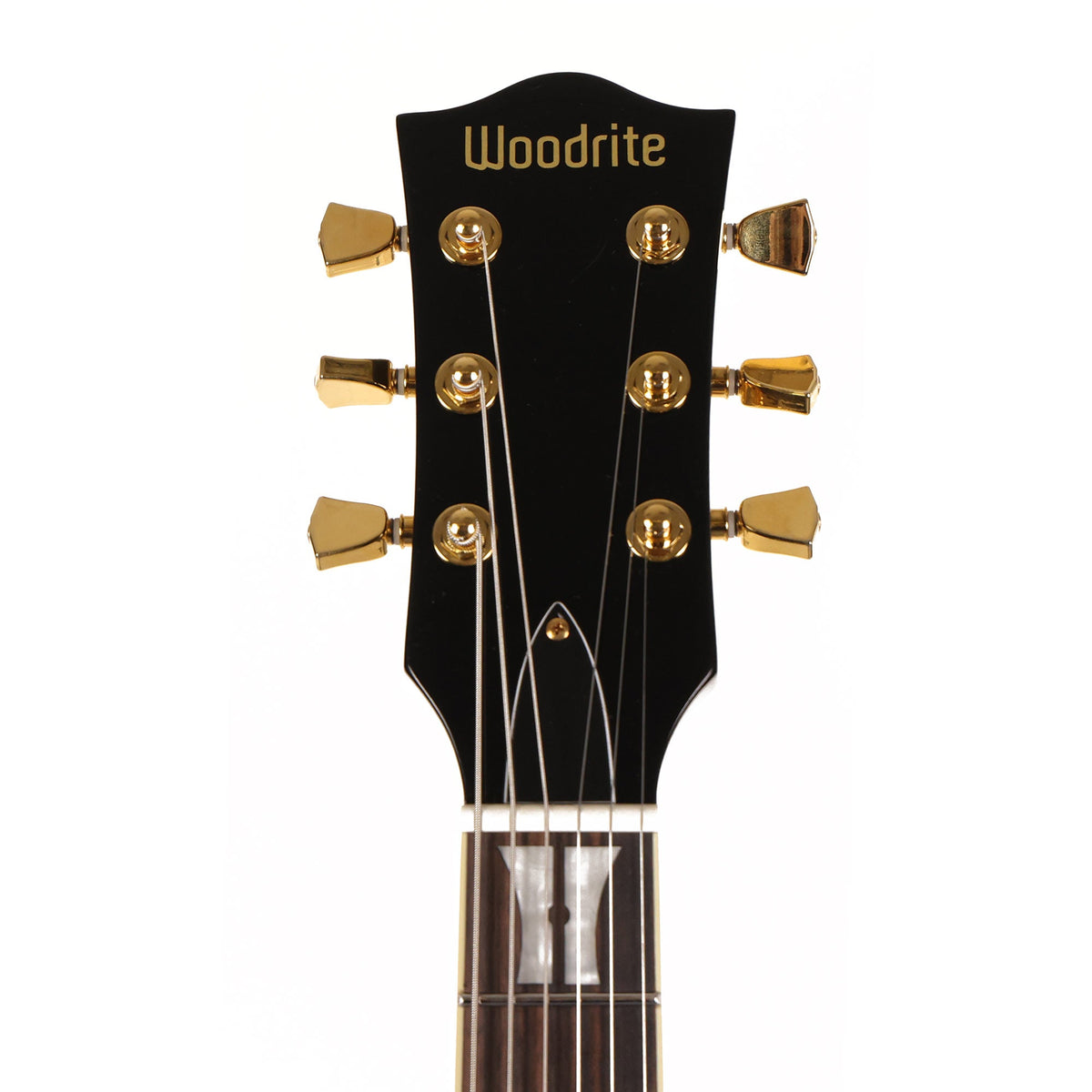 Woodrite Warlord Standard Guitar Teardrop Goldburst w/ Lace Brent Hinds HammerClaws — 7