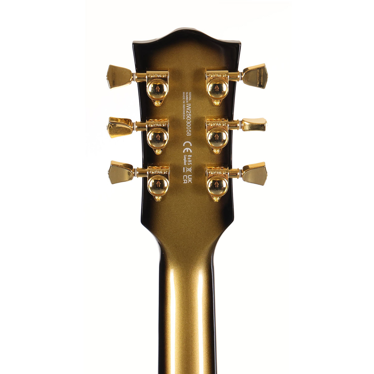 Woodrite Warlord Standard Guitar Teardrop Goldburst w/ Lace Brent Hinds HammerClaws — 8