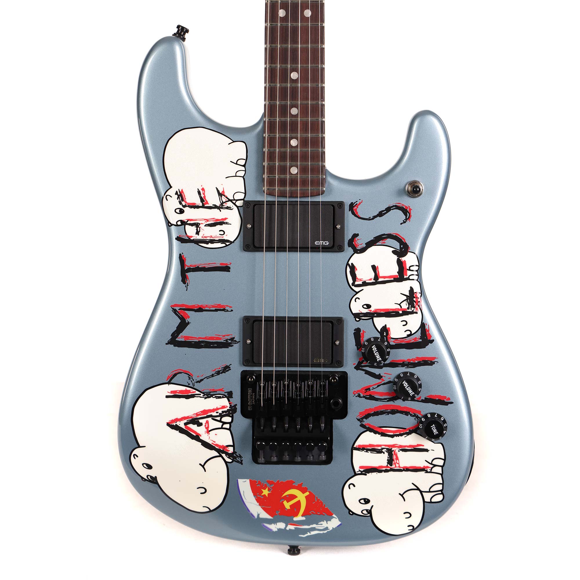 Fender Tom Morello Arm The Homeless Guitar Blue Ice Metallic | The