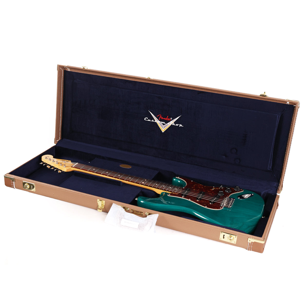 Fender Custom Shop NoNeck Stratocaster NOS Teal Green Transparent — 12