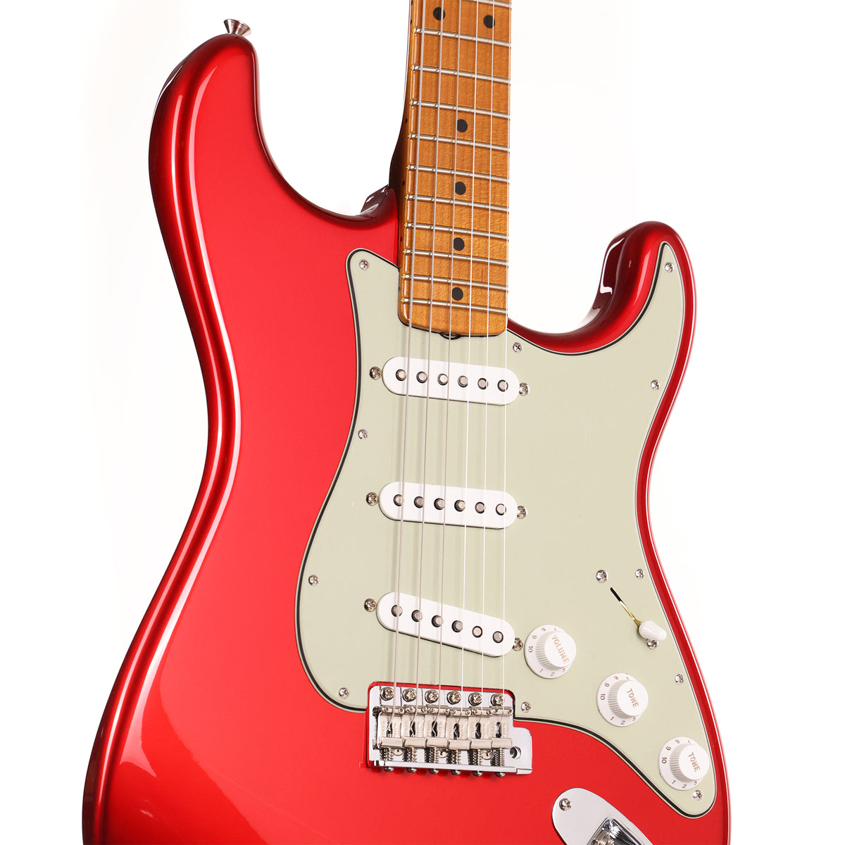 Fender Custom Shop NoNeck Stratocaster NOS Frost Red with Roasted Neck — 5