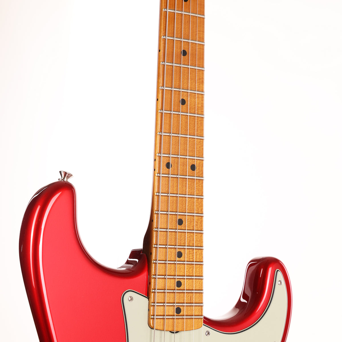 Fender Custom Shop NoNeck Stratocaster NOS Frost Red with Roasted Neck — 7