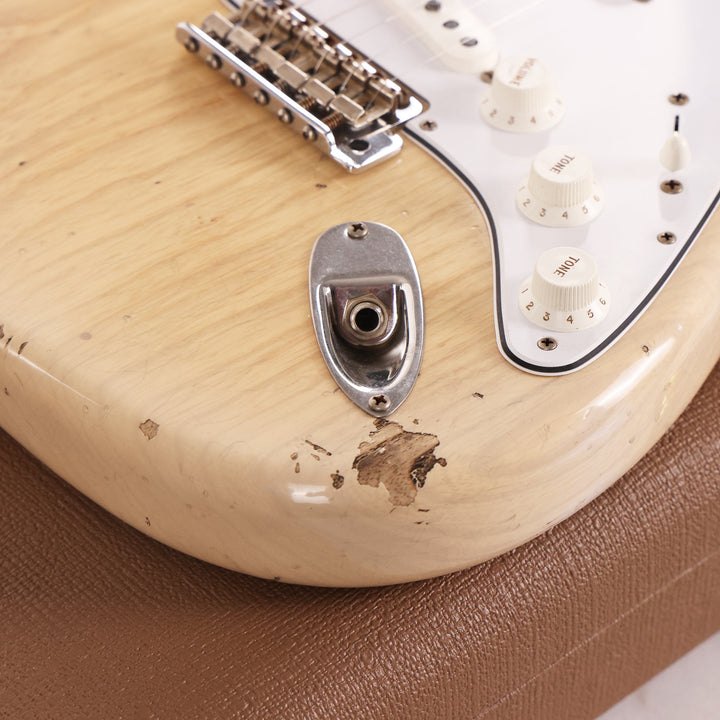 Fender Custom Shop NoNeck Stratocaster Relic White Blonde with Roasted Neck