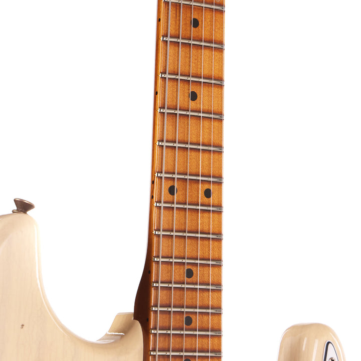 Fender Custom Shop NoNeck Stratocaster Relic White Blonde with Roasted Neck