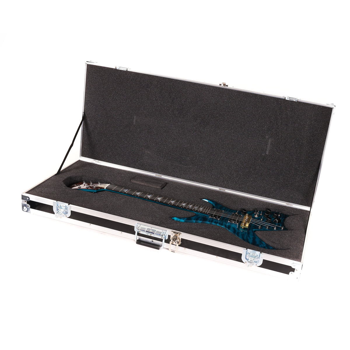 B.C. Rich USA Custom Shop Bich 10-String Swimming Pool Blue — 14