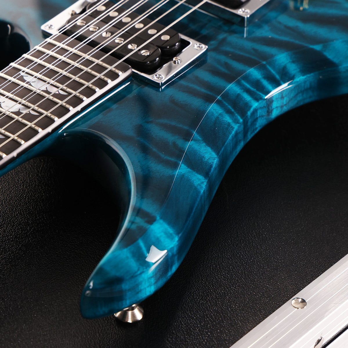 B.C. Rich USA Custom Shop Bich 10-String Swimming Pool Blue — 7