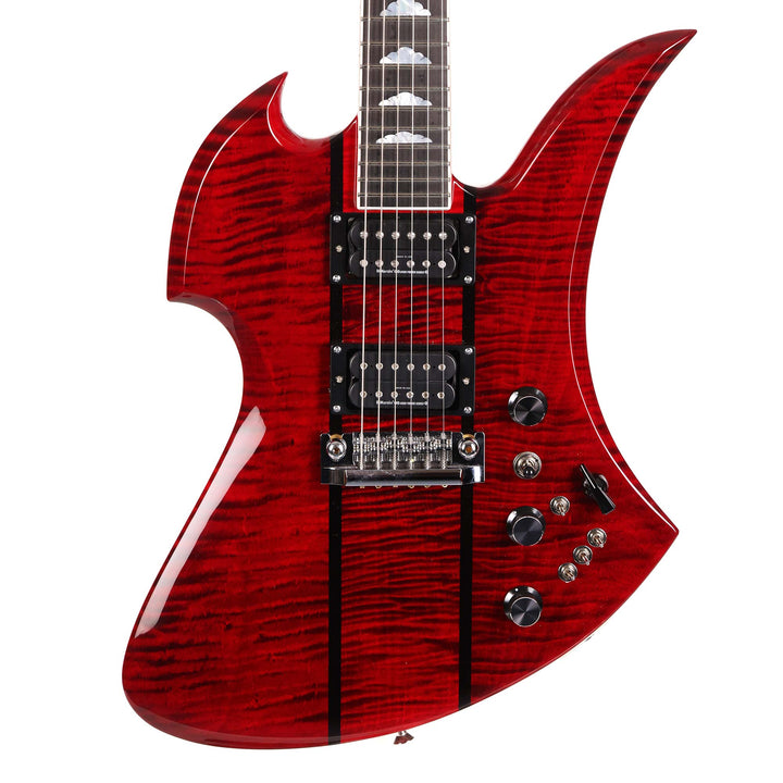 B.C. Rich USA Custom Shop Mockingbird Quilt Top Cherry Red