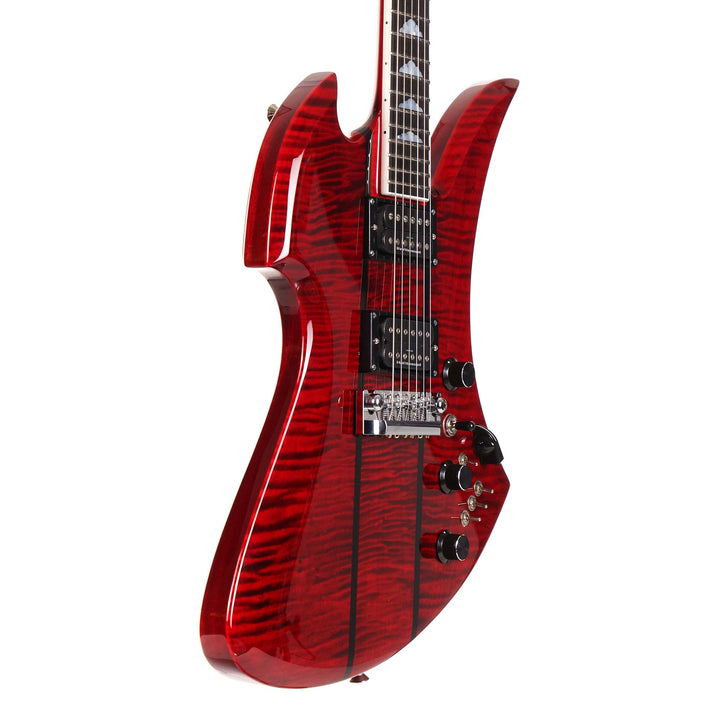 B.C. Rich USA Custom Shop Mockingbird Quilt Top Cherry Red