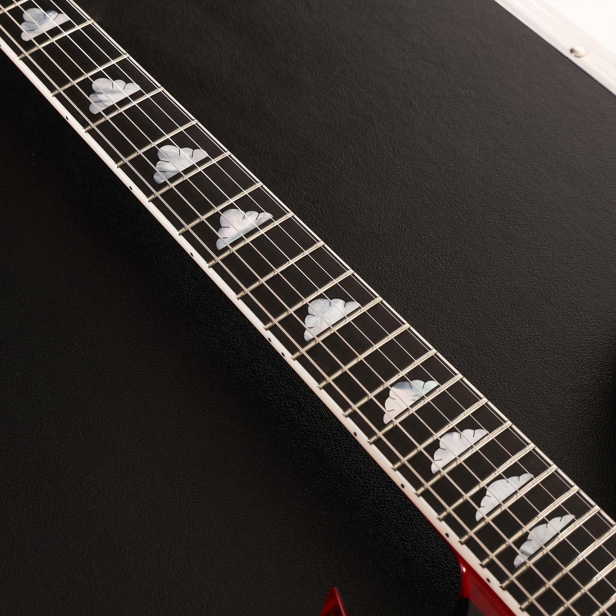 B.C. Rich USA Custom Shop Mockingbird Quilt Top Cherry Red — 7