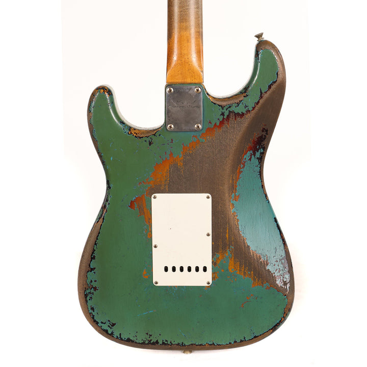 Fender Custom Shop '60s Strat Super Heavy Relic Taos Turquoise over 3-Tone Sunburst Masterbuilt Dale Wilson