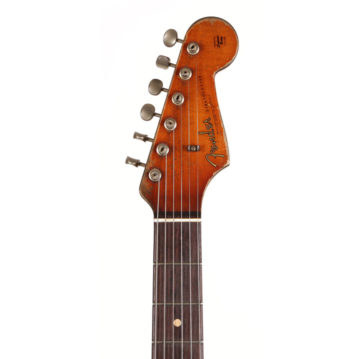 Fender Custom Shop '60s Strat Super Heavy Relic Taos Turquoise over 3-Tone Sunburst Masterbuilt Dale Wilson