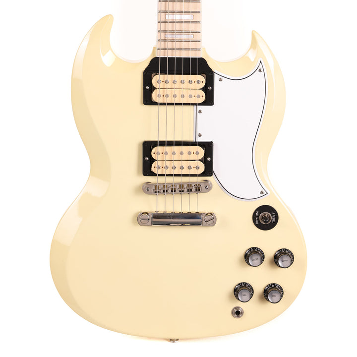 Gibson Custom Shop SG Custom Made 2 Measure Polaris White Maple Fretboard