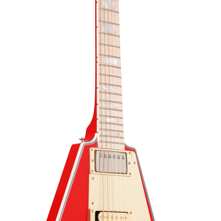 Gibson Custom Shop Flying V Custom Made 2 Measure Racing Red and Maple Fretboard