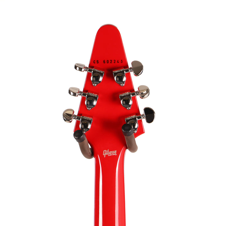 Gibson Custom Shop Flying V Custom Made 2 Measure Racing Red and Maple Fretboard