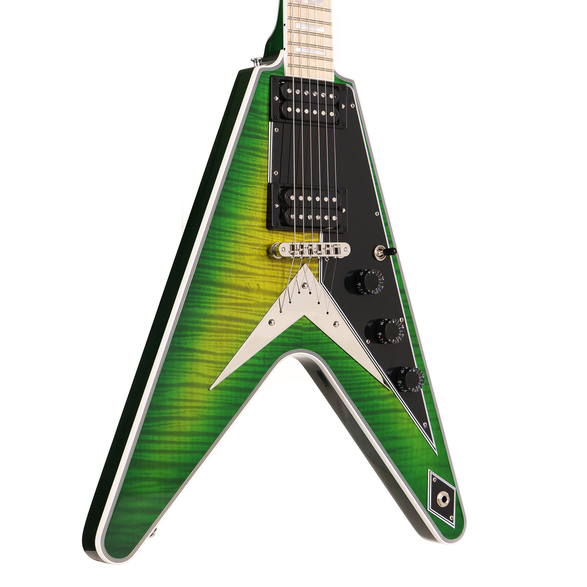 Gibson Custom Shop Flying V Custom Made 2 Measure Iguana Burst — 1