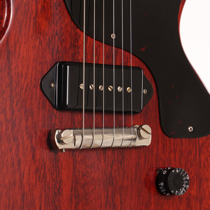 Gibson Custom Shop 1958 Les Paul Junior Double Cut Made 2 Measure Cherry Red and Maple Fretboard