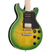 Gibson Custom Shop Les Paul Special Double Cut Made 2 Measure VOS Green Lemon Fade and Maple Fretboard
