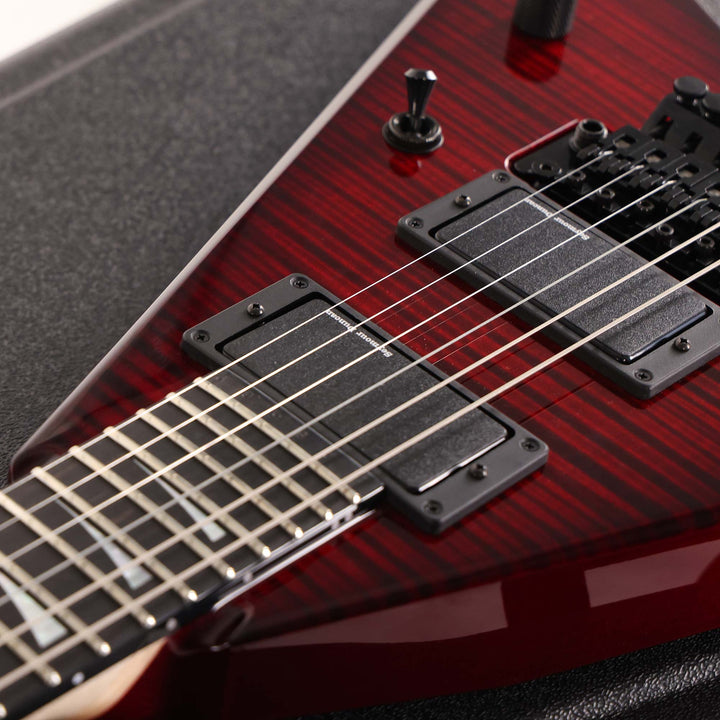 Jackson USA Signature Corey Beaulieu King V KV6 Transparent Red Burst