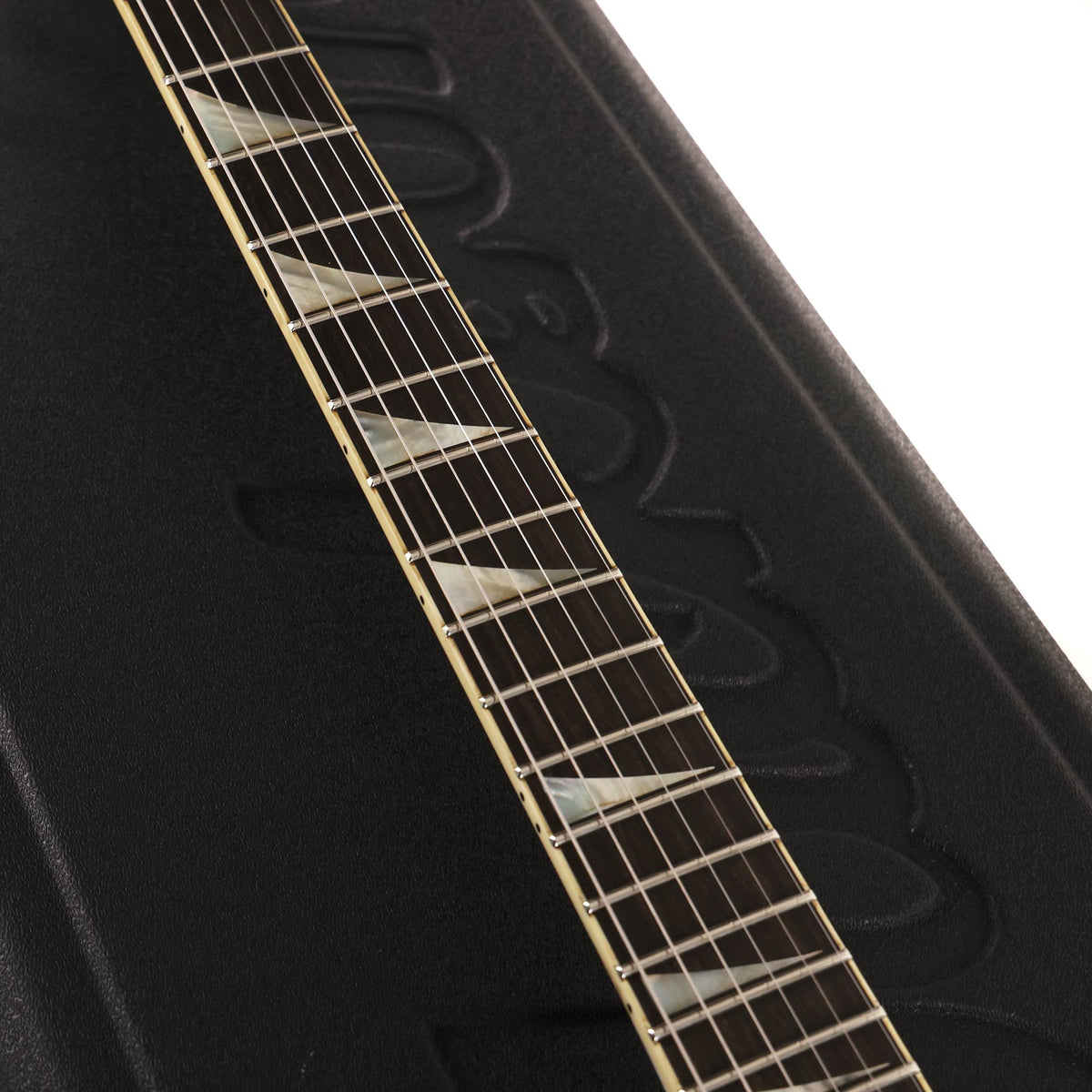Jackson Custom Shop RR Rhoads Nitro Tour Relic White with Black Pinstripes — 12