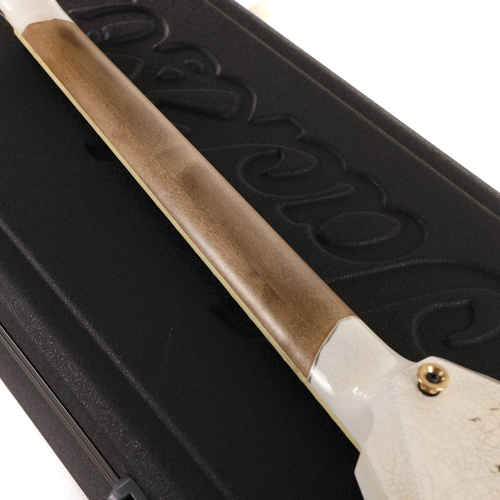 Jackson Custom Shop RR Rhoads Nitro Tour Relic White with Black Pinstripes