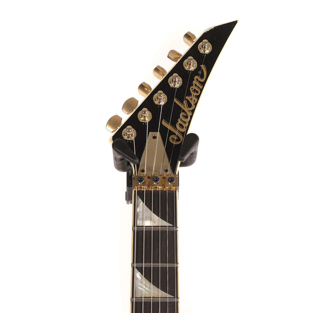 Jackson Custom Shop RR Rhoads Nitro Tour Relic White with Black Pinstripes — 15