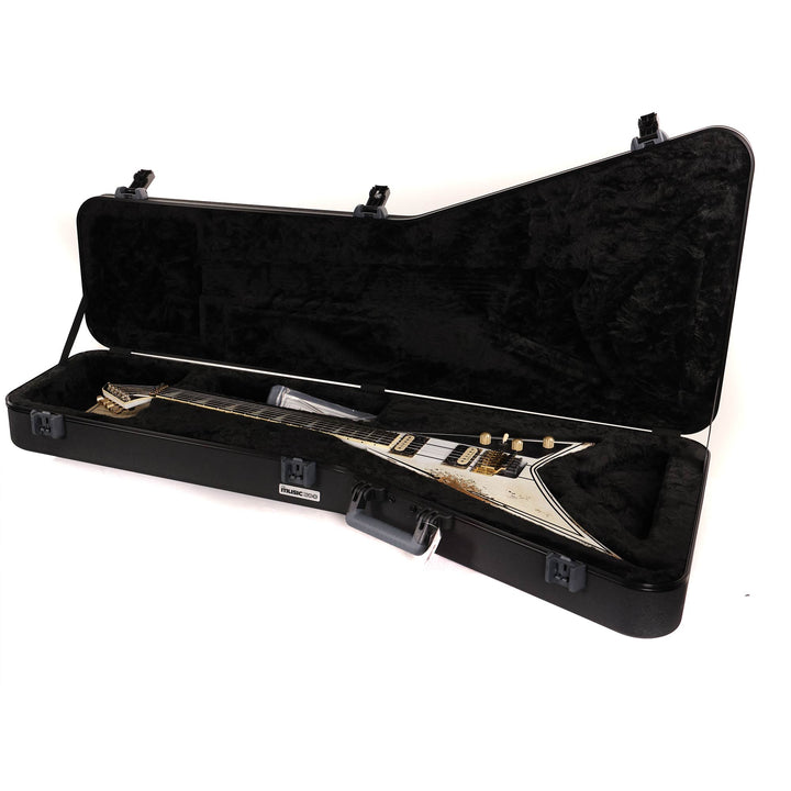 Jackson Custom Shop RR Rhoads Nitro Tour Relic White with Black Pinstripes