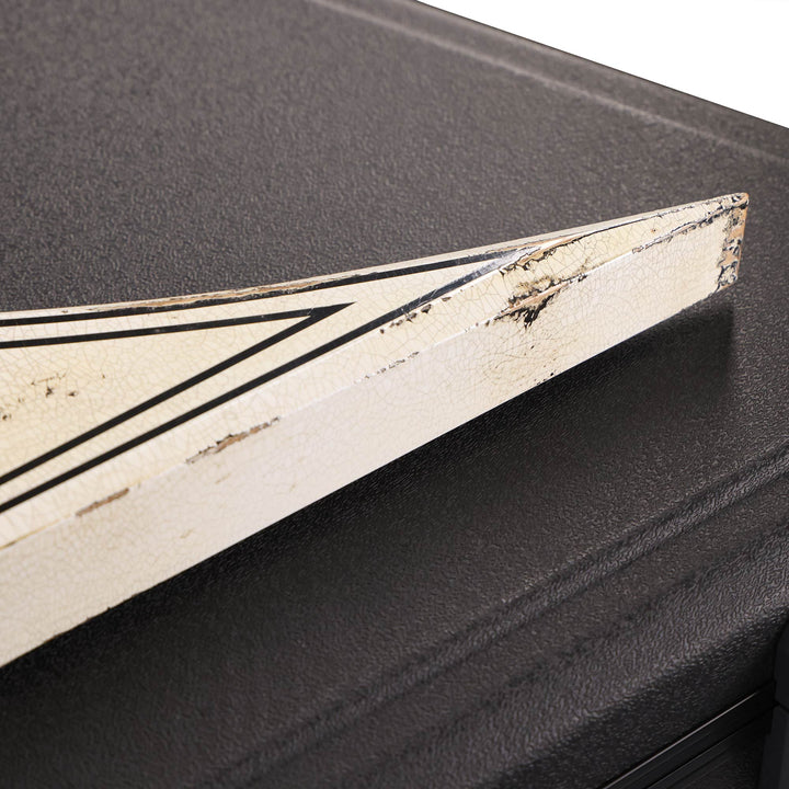 Jackson Custom Shop RR Rhoads Nitro Tour Relic White with Black Pinstripes