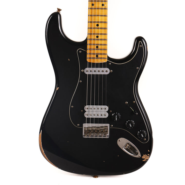 Fender Custom Shop 1959 Hardtail Stratocaster Relic Black with Bare Knuckles