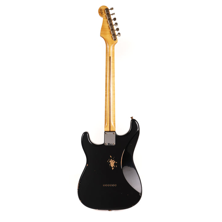 Fender Custom Shop 1959 Hardtail Stratocaster Relic Black with Bare Knuckles