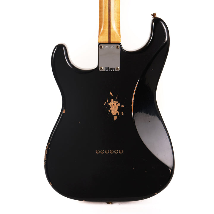 Fender Custom Shop 1959 Hardtail Stratocaster Relic Black with Bare Knuckles