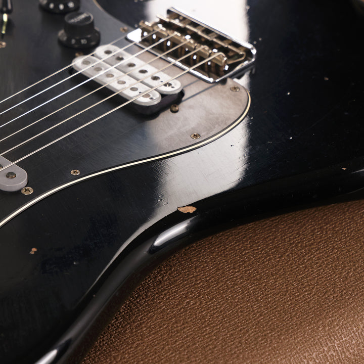 Fender Custom Shop 1959 Hardtail Stratocaster Relic Black with Bare Knuckles