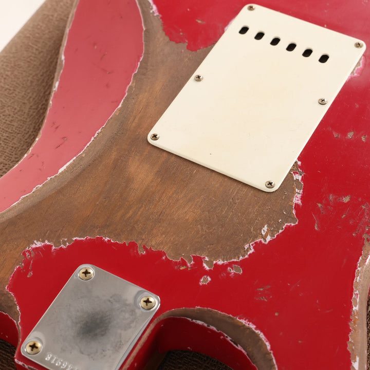 Fender Custom Shop 1962 Roasted Stratocaster Ultimate Relic Torino Red Masterbuilt Greg Fessler