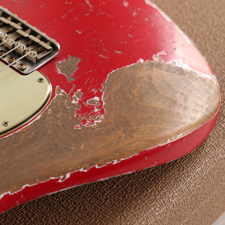 Fender Custom Shop 1962 Roasted Stratocaster Ultimate Relic Torino Red Masterbuilt Greg Fessler