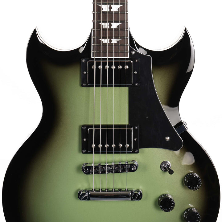 Woodrite Warlord Standard Guitar Aged Silverburst