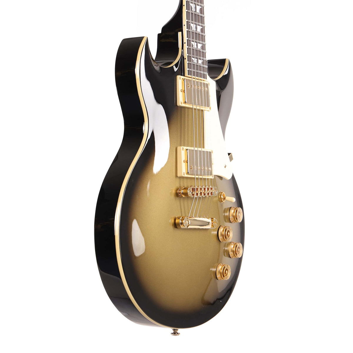 Woodrite Warlord Standard Guitar Goldburst — 5