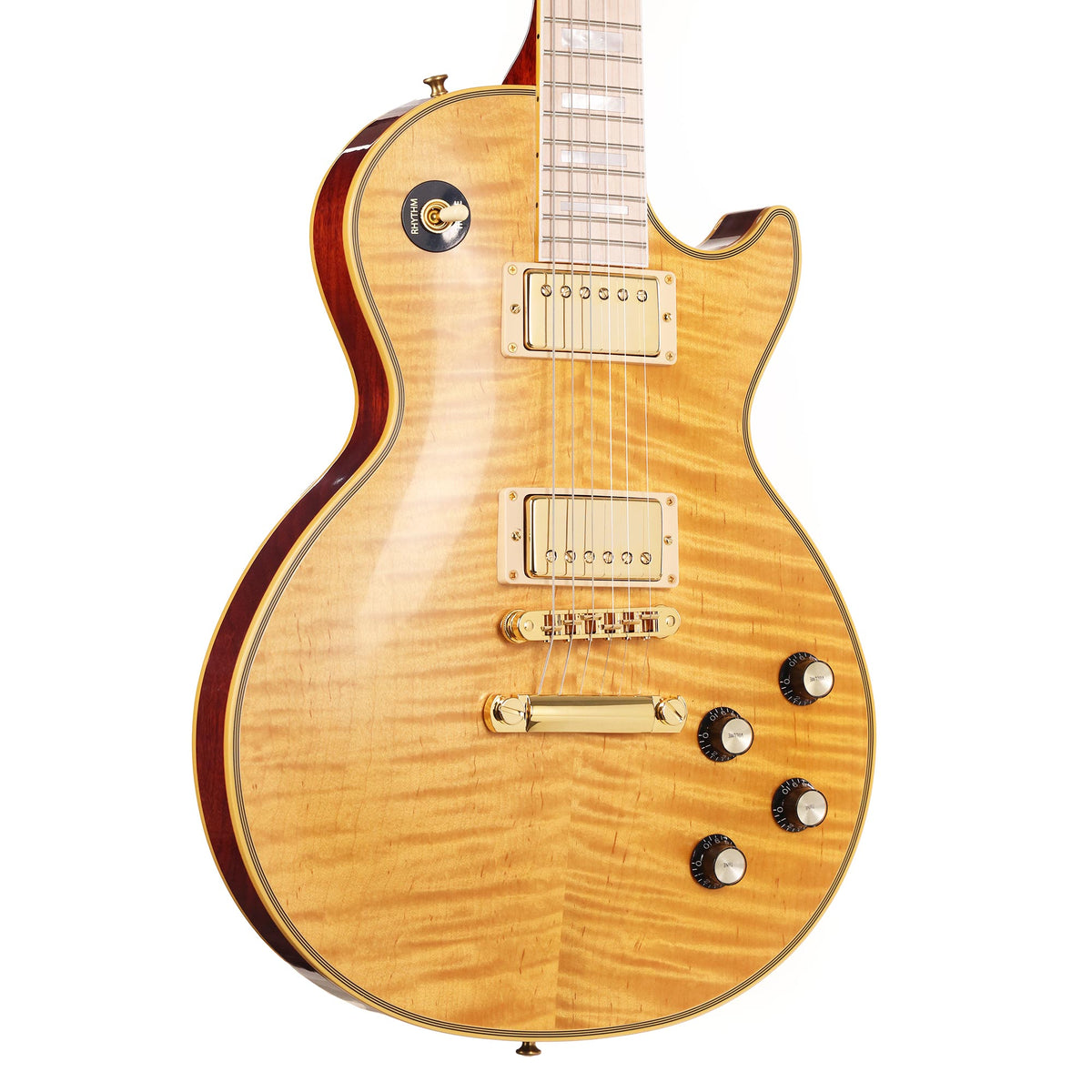 Gibson Custom Shop Les Paul Custom Made 2 Measure Roasted Flame Top and Maple Fretboard — 1