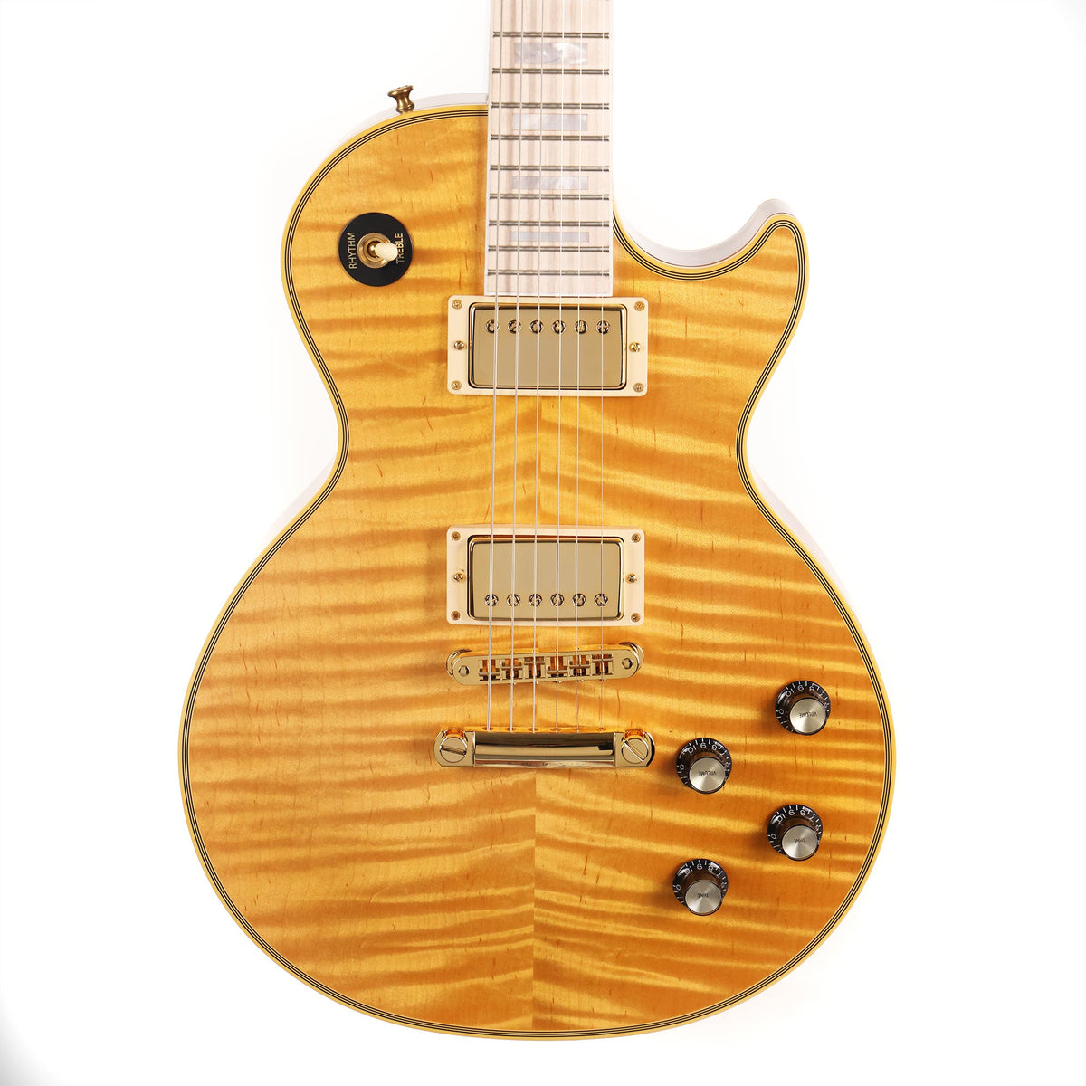 Gibson Custom Shop Les Paul Custom Made 2 Measure Roasted Flame Top and Maple Fretboard — 2